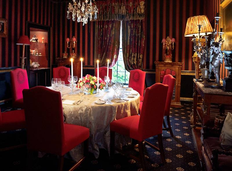 Stuart Room Private Dining Venue at Prestonfield House Hotel Edinburgh