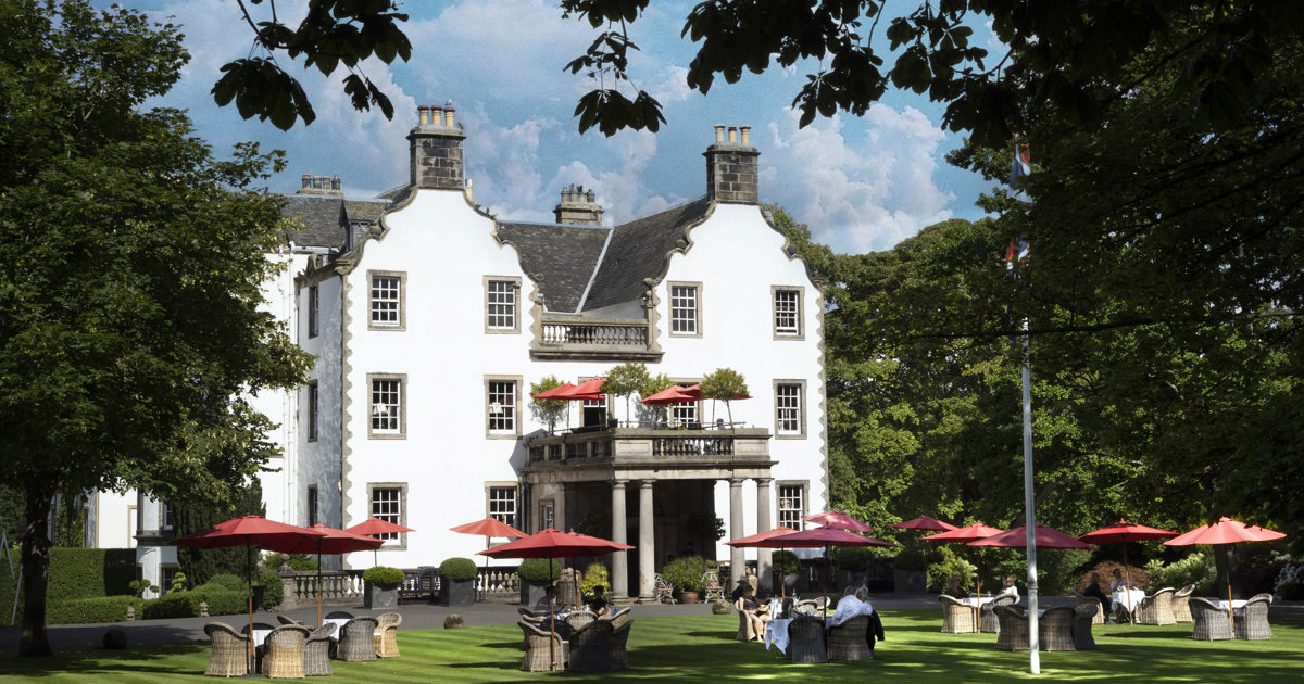 Rhubarb at Prestonfield House in Edinburgh