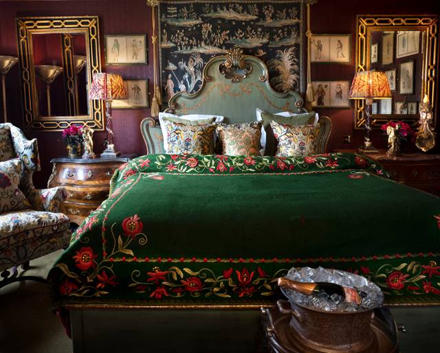 luxury estate room at prestonfield house hotel