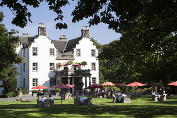 Prestonfield House, Afternoon tea on the lawn