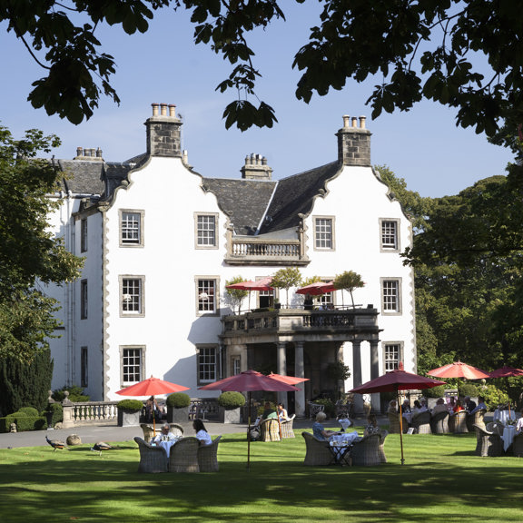 Prestonfield House, Afternoon tea on the lawn