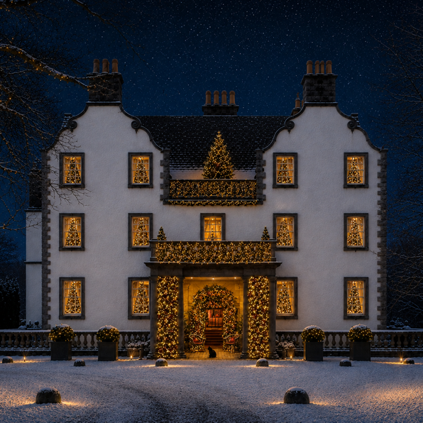 Prestonfield House at Christmas