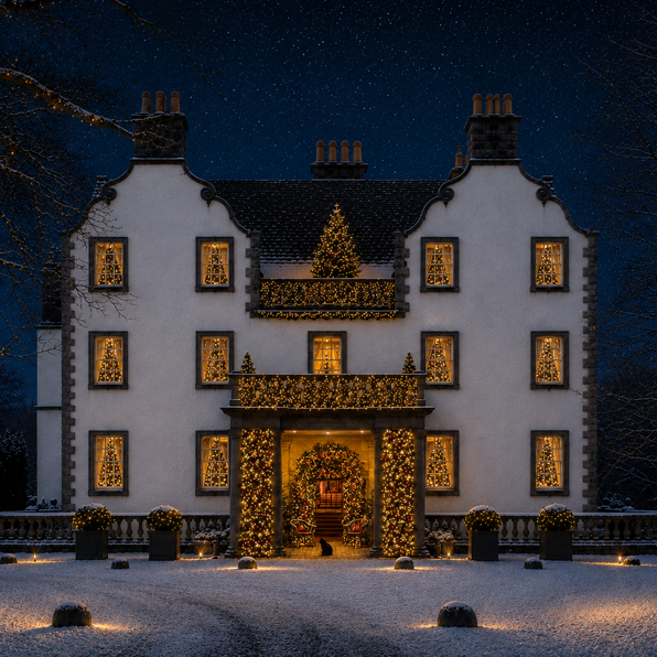 Prestonfield House at Christmas