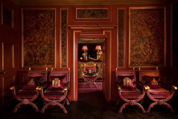 The Leather Room at Prestonfield House