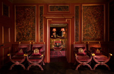 The Leather Room at Prestonfield House
