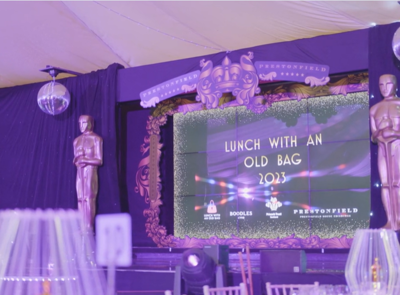 Oscars at Lunch with an Old Bag