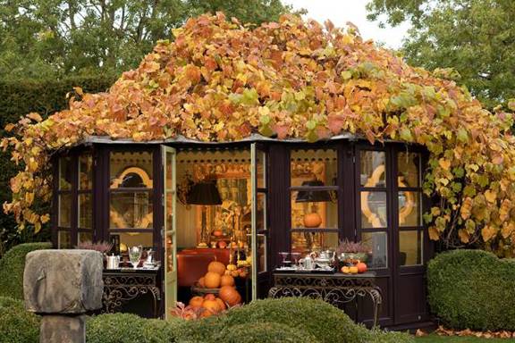 Tea House at Halloween