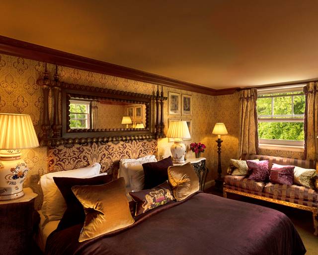 allan ramsay luxury hotel room prestonfield edinburgh