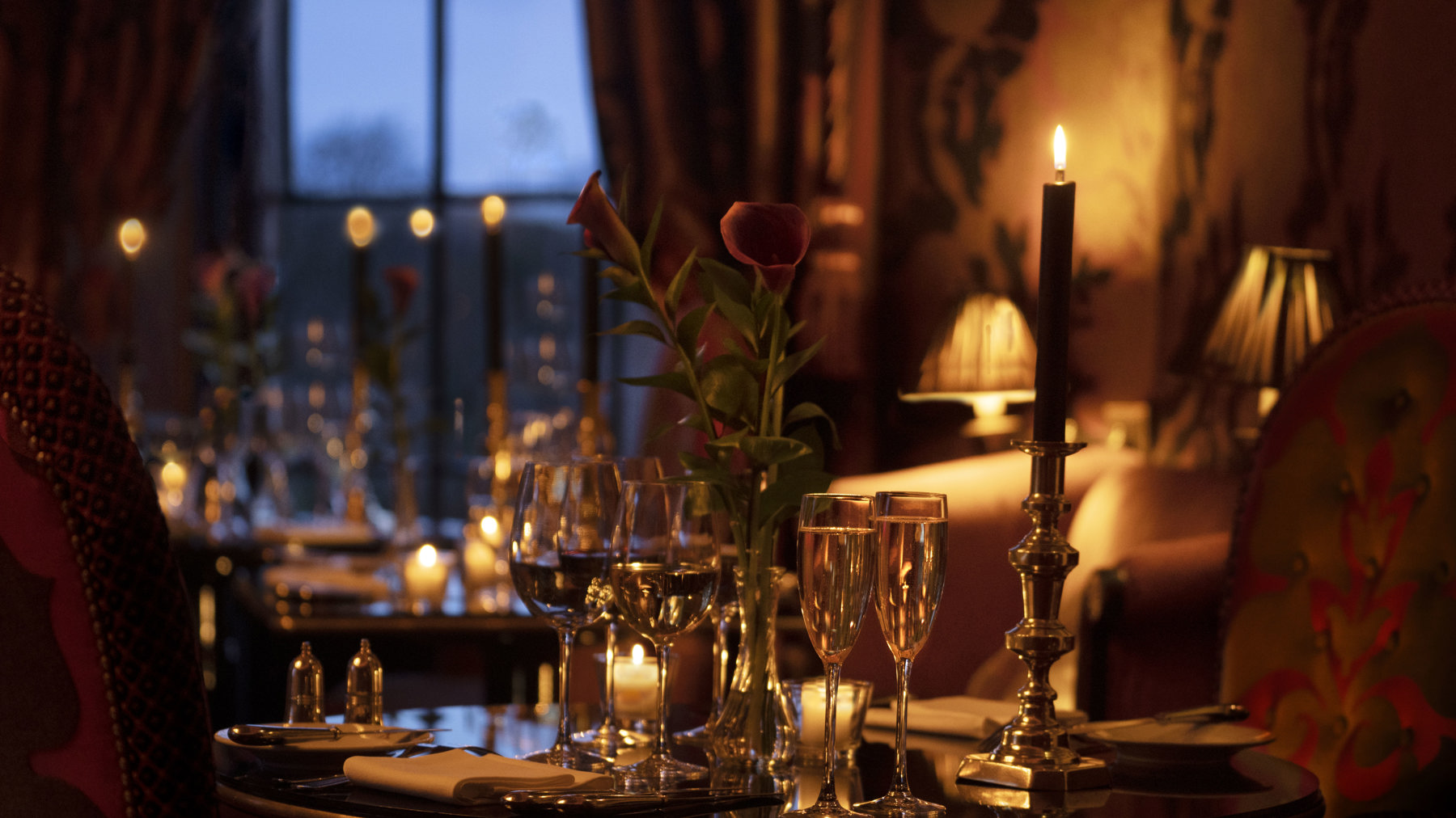 Romance is in the air at Prestonfield