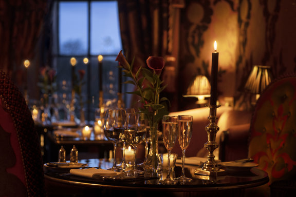 Romance is in the air at Prestonfield