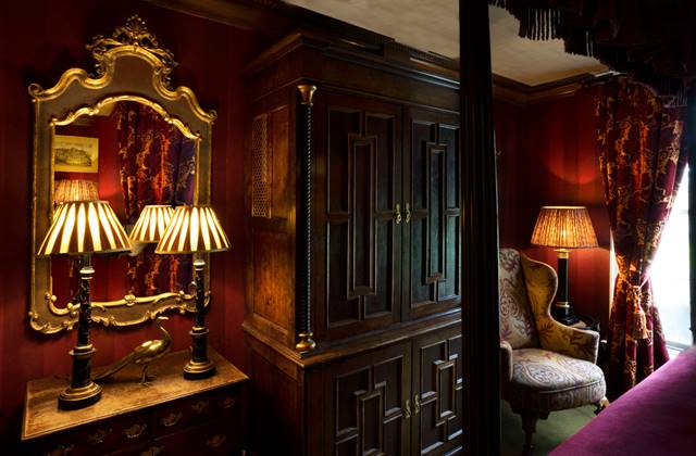 prestonfield luxury hotel room interior